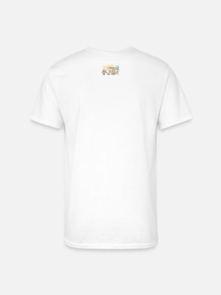 Nervy Brothers: Young and Free - Men's 50/50 T-Shirt - white