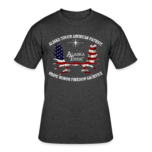 Alaska Tough American Patriot - Men's 50/50 T-Shirt