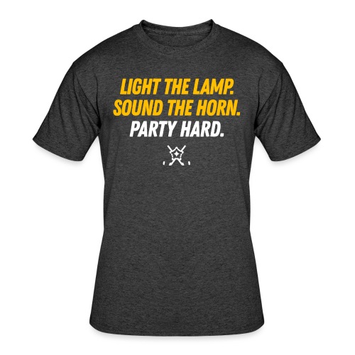 Light the Lamp. Sound the Horn. Party Hard. v2.0 - Men's 50/50 T-Shirt