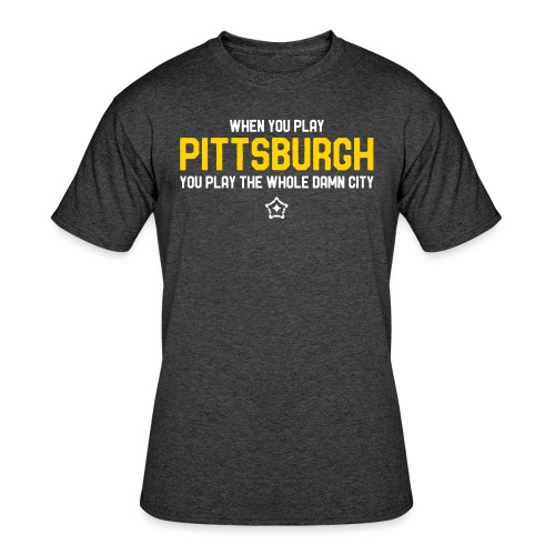 Pittsburgh Whole Damn City - Men's 50/50 T-Shirt