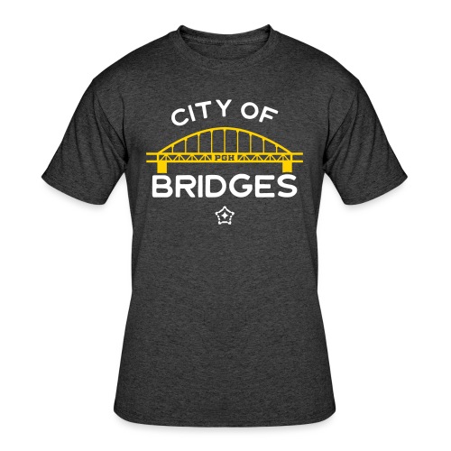 Pittsburgh City Of Bridges - Men's 50/50 T-Shirt