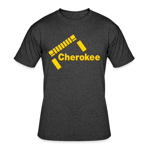 Slanted Cherokee - Men's 50/50 T-Shirt