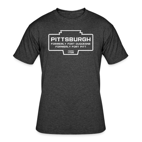 Pittsburgh - Keystone Marker - Men's 50/50 T-Shirt