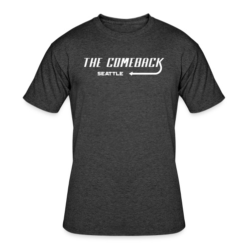 Comeback Seattle White - Men's 50/50 T-Shirt