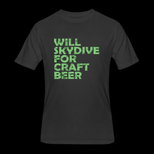 skydive for craft beer - Men's 50/50 T-Shirt