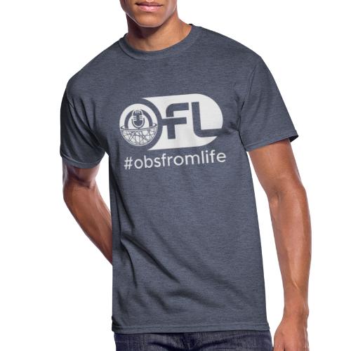 Observations from Life Logo with Hashtag - Men's 50/50 T-Shirt