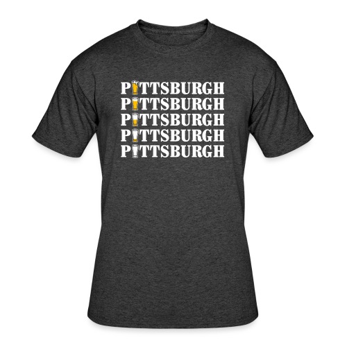 Beer in Pittsburgh - Men's 50/50 T-Shirt