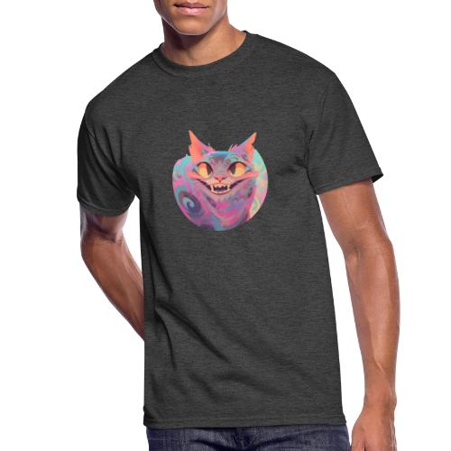Handsome Grin Cat - Men's 50/50 T-Shirt