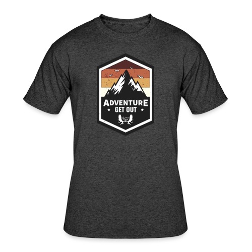 Alaska Hoodie Adventure Design - Men's 50/50 T-Shirt