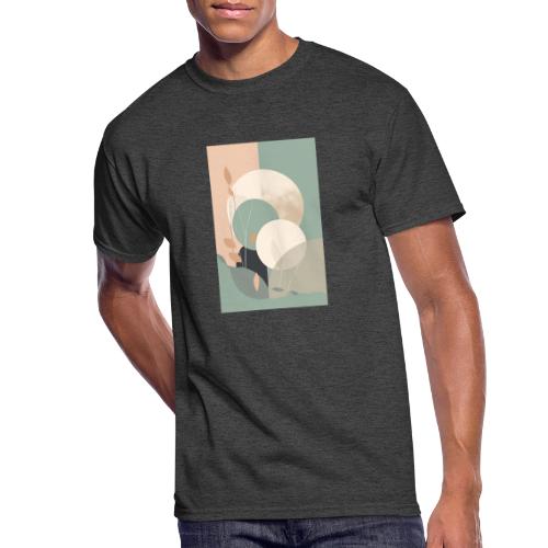 Day to Night in the Garden - Men's 50/50 T-Shirt
