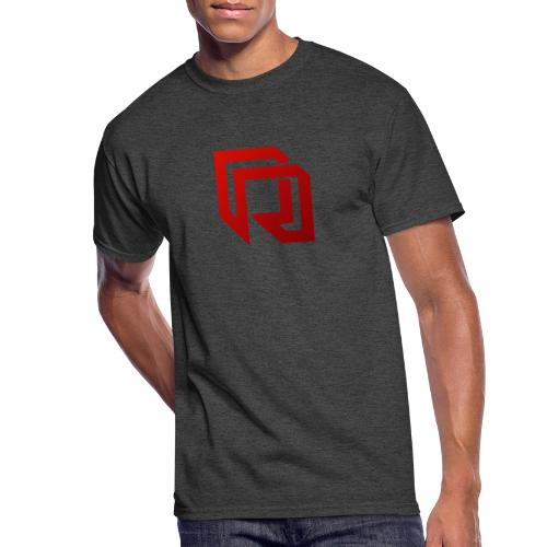 Red Iron Icon (Red) - Men's 50/50 T-Shirt