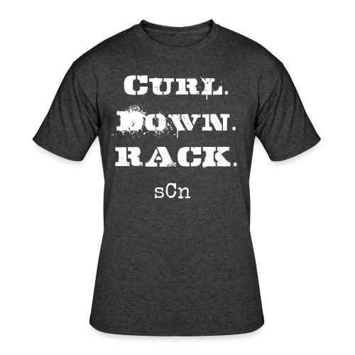 Curl Down Rack - Men's 50/50 T-Shirt