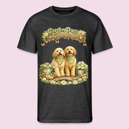 Garden Days & Goldendoodles Cozy Dog Lovers Design - Men's 50/50 T-Shirt