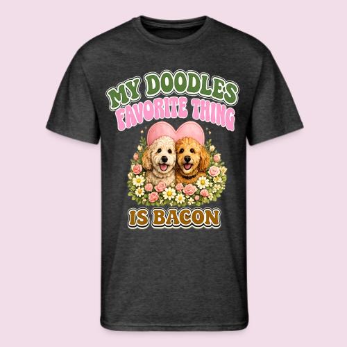 My Doodles Favorite Thing Is Bacon - Men's 50/50 T-Shirt