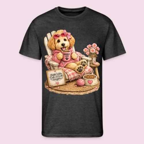 Just Enjoying Life Doodle Dog - Men's 50/50 T-Shirt