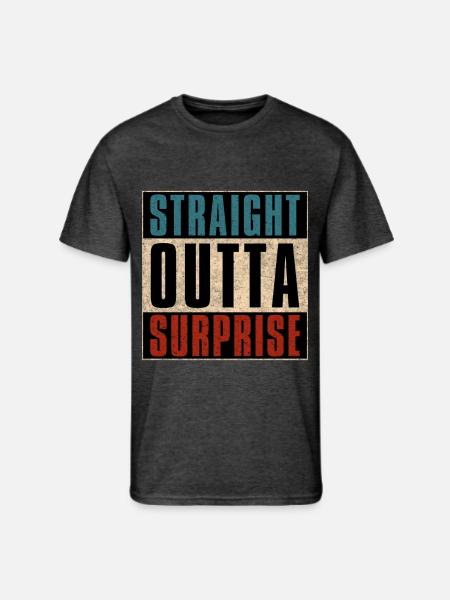 Straight Outta Surprise Arizona AZ - Men's 50/50 T-Shirt - heather black