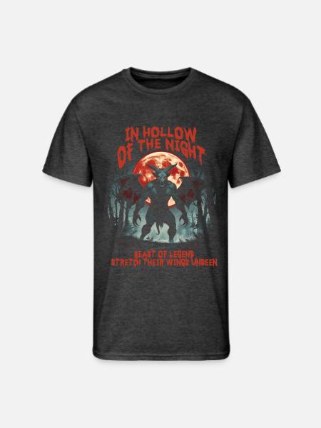Jersey Devil Creature Mythological Creatures - Men's 50/50 T-Shirt - heather black