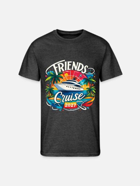 Friends Cruise 2027 - Men's 50/50 T-Shirt - heather black