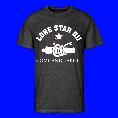 Lone Star BJJ - Come and Take It - White and Red - Men's 50/50 T-Shirt