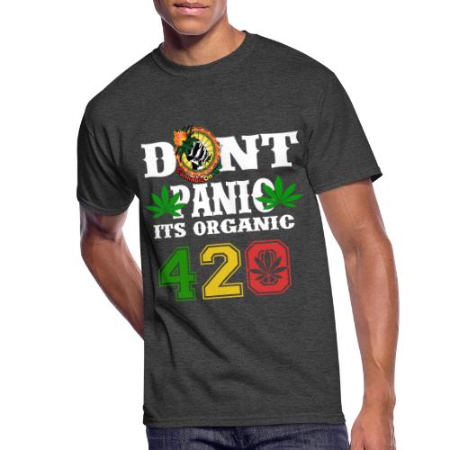 Joking 420 Organic Smoke Weed Marijuana Design - Men's 50/50 T-Shirt