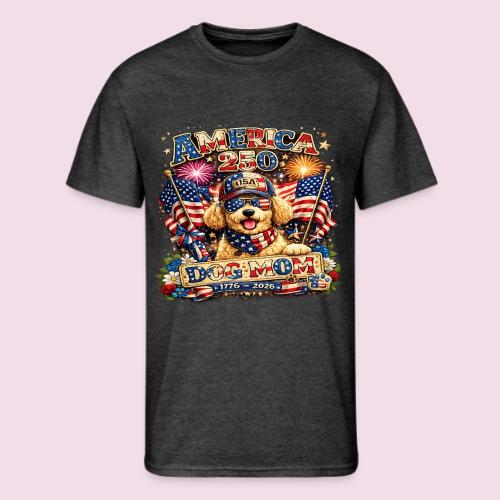 America 250 Dog Mom Patriotic Goldendoodle Shirt - Men's 50/50 T-Shirt