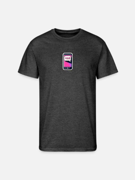 Chat bubble - Men's 50/50 T-Shirt - heather black