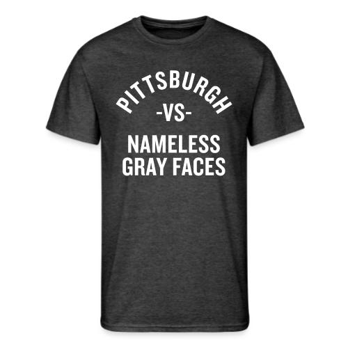 Pittsburgh vs Nameless Gray Faces - Men's 50/50 T-Shirt
