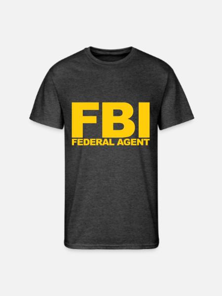Fbi Federal Agent - Men's 50/50 T-Shirt - heather black