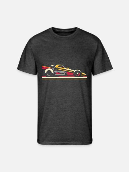 Race Car Velocity - Men's 50/50 T-Shirt - heather black