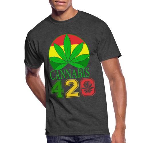 Teasing 420 Smokers Dream Weed Marijuana Design - Men's 50/50 T-Shirt