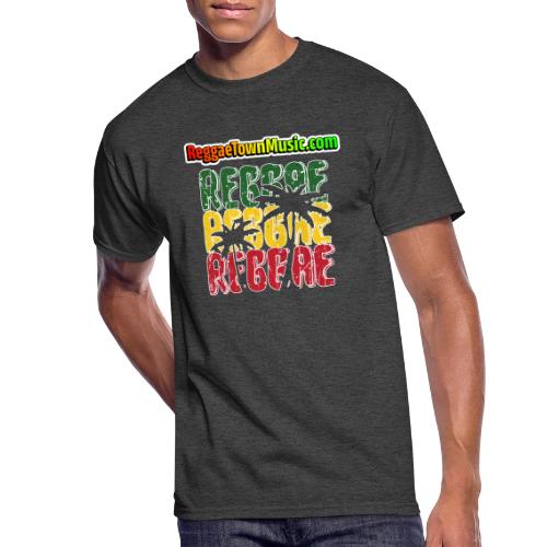 Rasta style reggae music design with classic roots - Men's 50/50 T-Shirt