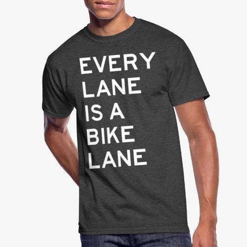 Every Lane is a Bike Lane - Men's 50/50 T-Shirt