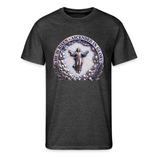 He Is Risen Ascended In Glory T Shirt, Gift - Men's 50/50 T-Shirt