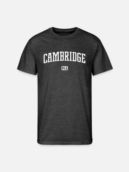 Cambridge Massachusetts - Men's 50/50 T-Shirt - heather black
