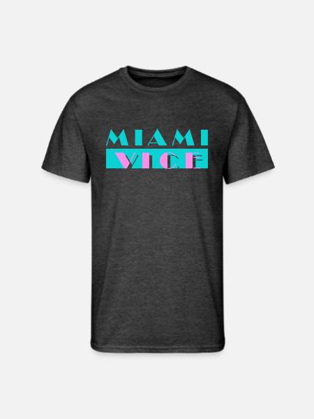 Miami Vice - Men's 50/50 T-Shirt - heather black