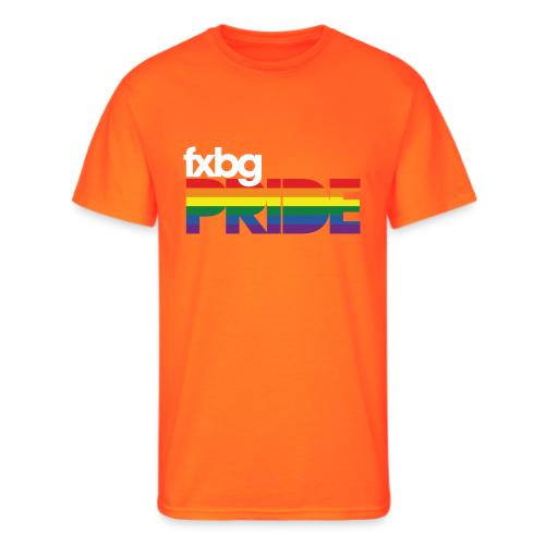 FXBG PRIDE Logo - WHITE - Men's 50/50 T-Shirt