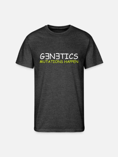 Genetics Mutations Happen - Men's 50/50 T-Shirt - heather black
