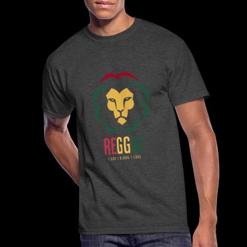 Lion Reggae - Men's 50/50 T-Shirt