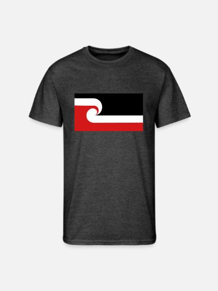 Maori Flag - Men's 50/50 T-Shirt - heather black