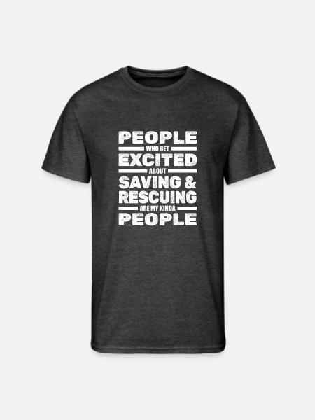 EMT Paramedic - Men's 50/50 T-Shirt - heather black
