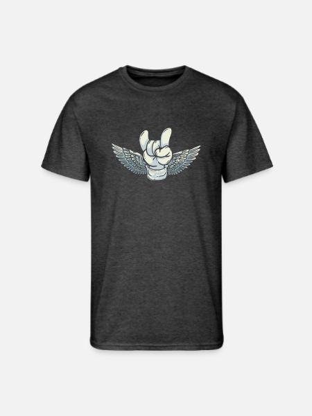 Electric Guitar - Men's 50/50 T-Shirt - heather black