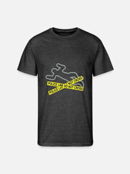 csi - Men's 50/50 T-Shirt - heather black