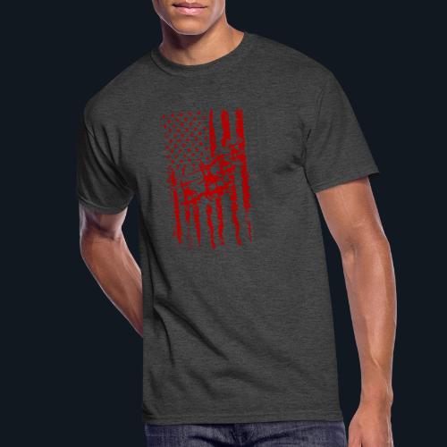 You are Secured To Fly Above The Ground - Men's 50/50 T-Shirt