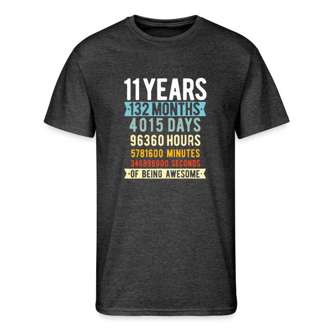11th Birthday 11 Years Old Vintage