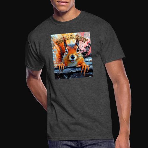 Just a Lil Nutty - Men's 50/50 T-Shirt