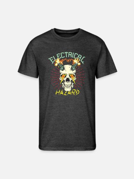 Electrical Hazard - Men's 50/50 T-Shirt - heather black