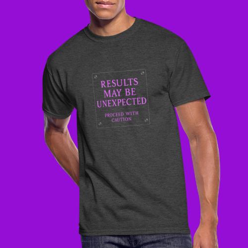 Results - Neon Purple - Men's 50/50 T-Shirt