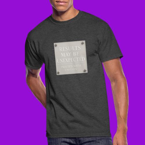 Results - White - Men's 50/50 T-Shirt