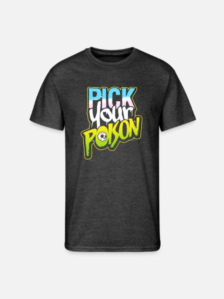 Pick Your Poison - Men's 50/50 T-Shirt - heather black