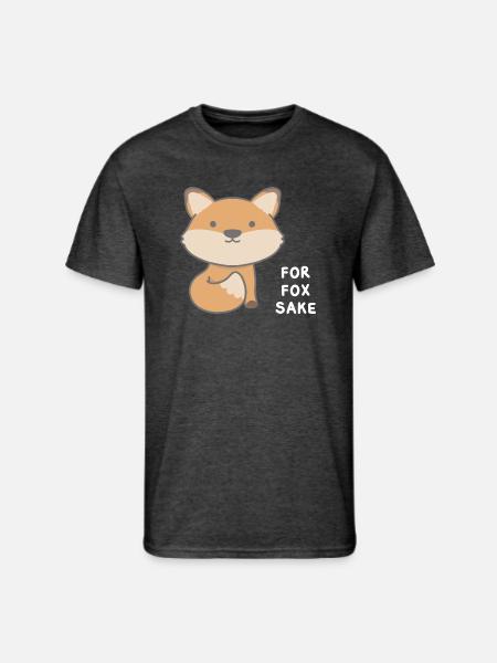 For Fox Sake - Men's 50/50 T-Shirt - heather black